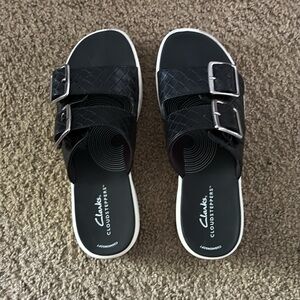 Clark’s Cloudsteppers Drift Wedge Sandals